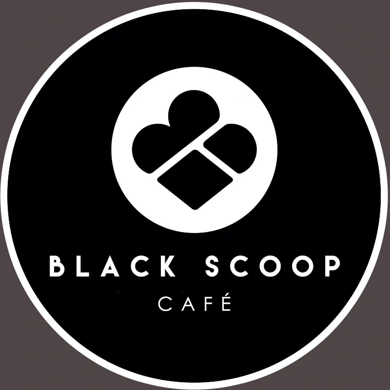 Black Scoop Cafe logo